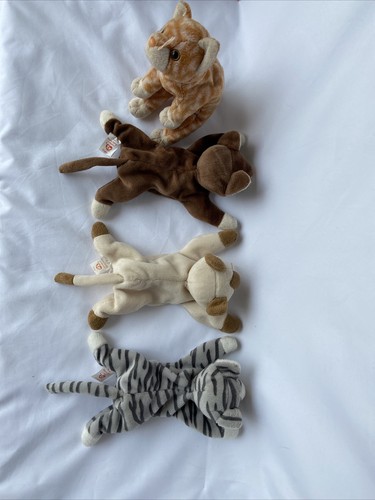 TY BEANIE BABIES • No Hang Tag (Lot of 4 Cats) Amber Snip Prance & Pounce - Picture 9 of 21