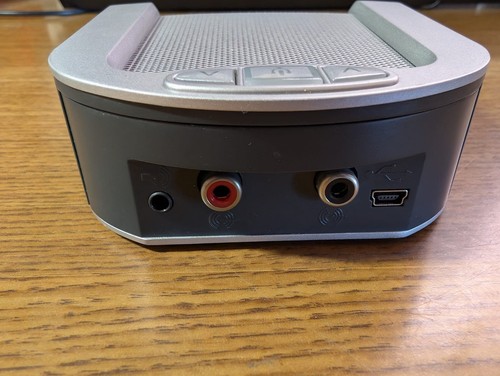 Altavoz de escritorio Phoenix Audio Duet PCS plateado con cancelación de eco USB VoIP - Imagen 4 de 4