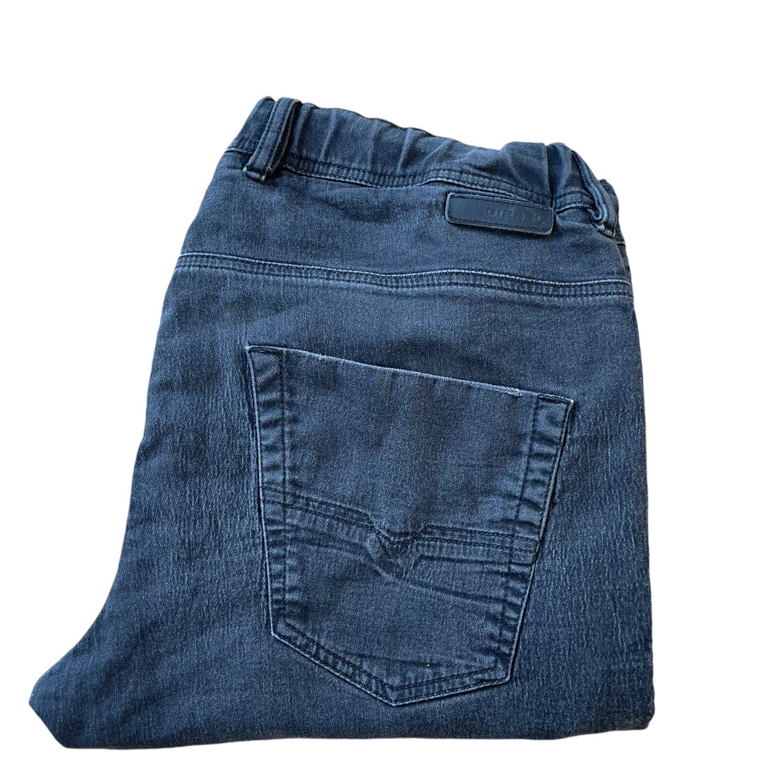 DIESEL Krooley-Jogg Ne Sweat Pants Jeans Mens Black Regular Stretch Slim W34 L32