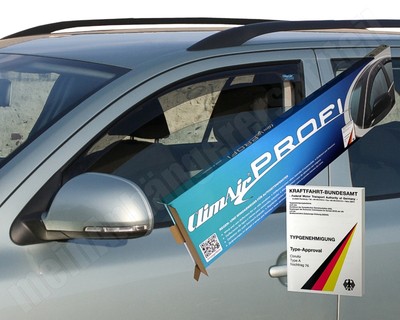 ClimAir Windabweiser Regenabweiser für Volkswagen VW Passat 3Bx rauchgrau 1838