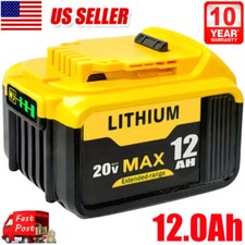 For DeWalt 20V 20 Volt Max XR 12.0AH Lithium Ion Battery DCB200 DCB206-2 DCB205