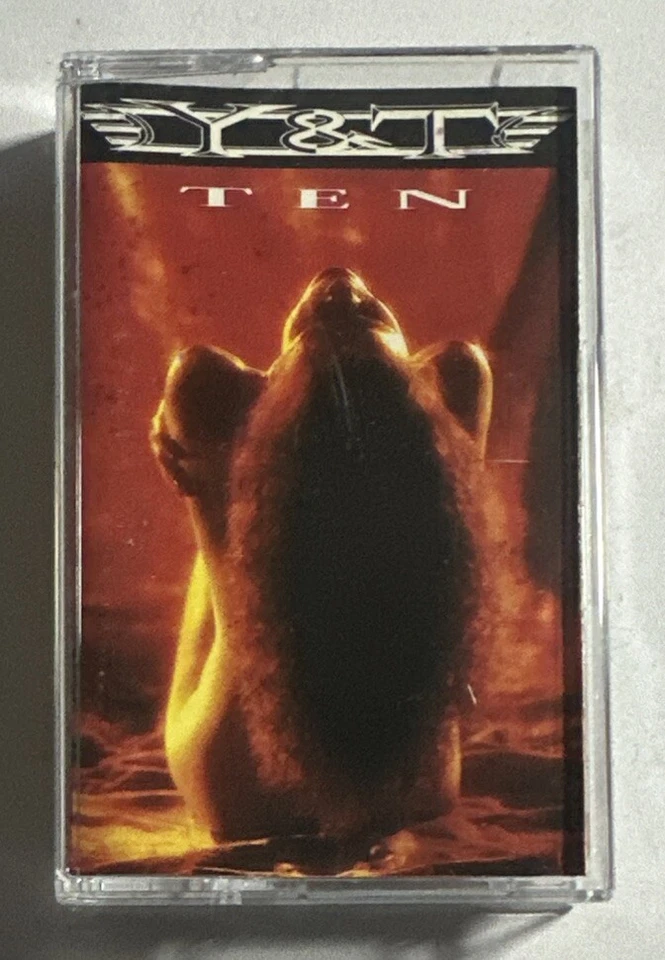 Y & T  Ten Cassette Tape 1990 Geffen Records Heavy Metal Ex / VG+ Condition - Image 2 of 4