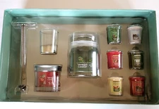 10 PCS Yankee Candle Holiday Signature Gift Set Wick Trimmer, Votive Holder New