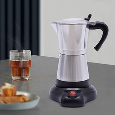 Cafetera Eléctrica Cafetera Espresso Con Base 6 Tazas 300ML 480W