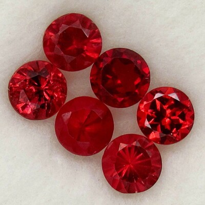 Rhodolite Rouge Pourpre Naturelle De Madagascar - 1,60 Carat - P235.135T