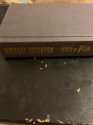 State Of Fear By Michael Crichton Hardcover Book - Picture 3 of 11