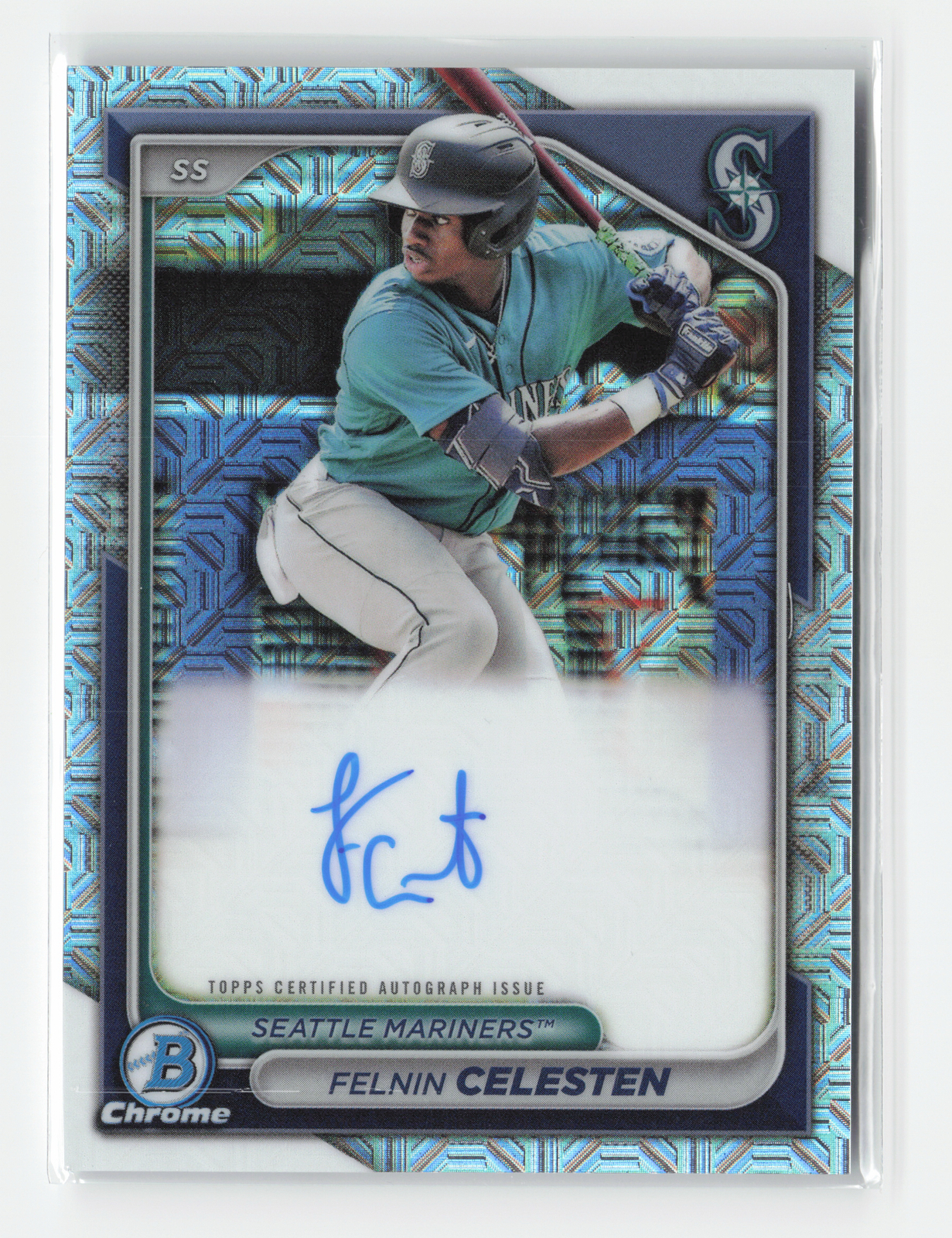 Felnin Celesten 2024 Bowman #BMA-FC Mega Box Mojo Auto