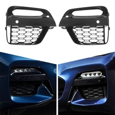 Front Fog Light Frame Left & Right Cover Grille Trim For BMW X3 X4 G01 G02 18-20
