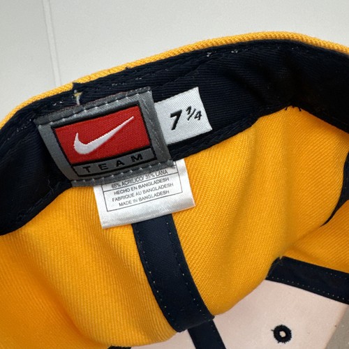 Vintage Michigan Hat Cap Mens Fitted 7-1/4 Yellow Wolverines NCAA NOS Rare - Picture 6 of 8