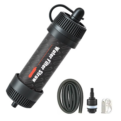 Outdoor Wasserfilter Strohhalm Tragbar Wasseraufbereiter Überlebensausrüstung für Camping Wandern