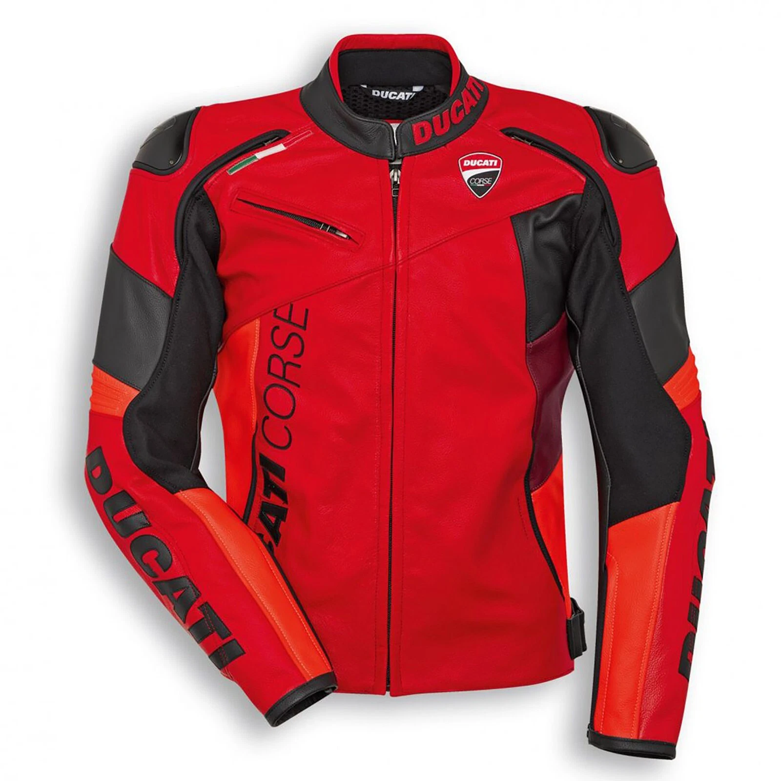 Ducati Corse C6 Red Men Motorbike Racing Leather Jacket ; Motorcycle racing protective jacket Biker leather racing suit Performance leather motorcycle jacket Racing-style motorbike jacket Leather racing jacket for bikers High-performance motorcycle jacket Motorbike racing gear jacket Rider's leather racing jacket Biker race leather jacket Sport motorcycle leather jacketMotorcycle racing protective jacket Biker leather racing suit Performance leather motorcycle jacket Racing-style motorbike jacket Leather racing jacket for bikers High-performance motorcycle jacket Motorbike racing gear jacket Rider's leather racing jacket Biker race leather jacket Sport motorcycle leather jacket