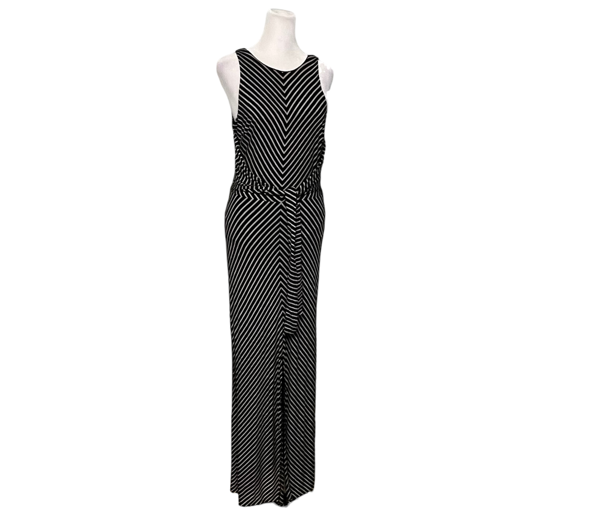 black white chevron maxi dress Peach and Black Chevron Maxi Dress
