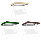 Garden Swing Canopy Cover 195 x 125 cm with Decorative Touch for Modern Look