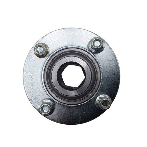 Parte Provata (2) AE50-090 Cuscinetti Esagonali con (4) AE50-094 72mm 4 Fori Flange - Foto 7 di 13