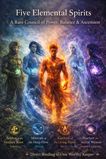 Five Elemental Male  Spirits - ALL Directly Bound To 1 Very Lucky keeper!