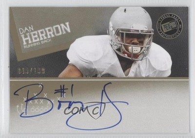 2012 Press Pass Signings Gold 49/199 Daniel Herron #PPS-DH2 Rookie Auto RC 1u6