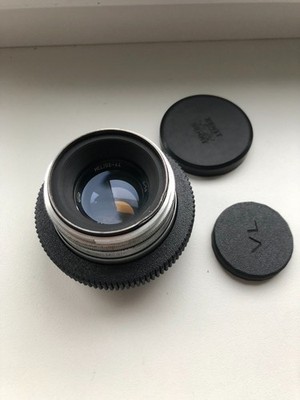 1950 belOMO Soviet Silver Helios-44 58mm f/2 Bokeh SLR Lens Zenit M39 8 Blades