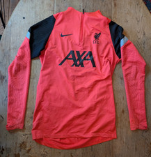 Liverpool Nike Dri Fit quarter zip size Small Pink and Black
