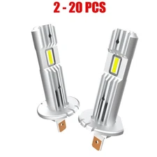 LED H1 Headlight Bulbs High Beam 10000K Low 20000LM White 2-20PCS Bright Combo 2