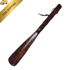 IVICOO Shoe Horn Long Handle for Seniors,Shoe Horns 13 inch, Brown