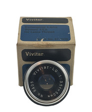Vivitar - LU 1 : 3.5F 50mm No. 9405 Enlarging Lens Made In Japan With Box