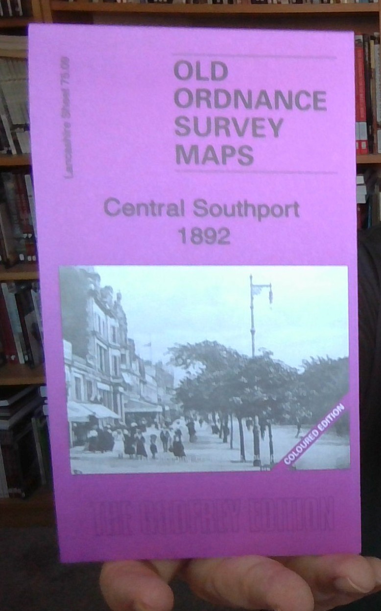 MAP OF Central Southport 1892 Coloured Lancashire Sheet 75.09 NEW 9781787213036