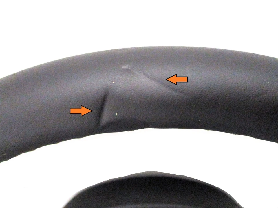 OEM 2016- 2018 Nissan Maxima Black Leather Steering Wheel 48430-4RD1A - Image 2 of 4