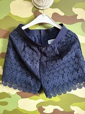 Mayoral Girls Navy Floral Lace Culotte Shorts Party Regular Fit Size 10 140cm