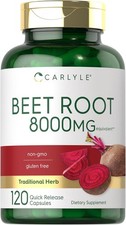 Carlyle Beet Root Capsules 120 Count