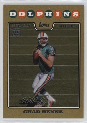 2008 Topps Gold Border 71/2008 Chad Henne #334 Rookie RC 0z8z