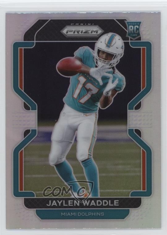 2021 Panini Prizm Rookie Variation Silver Prizm Jaylen Waddle #V-338 1i99