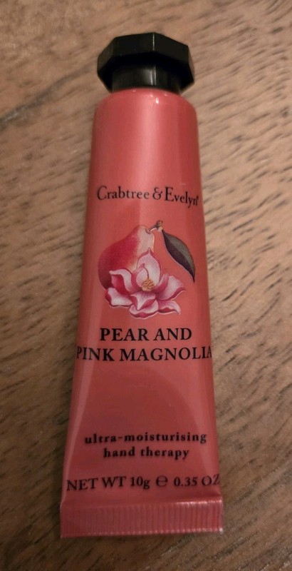 Crabtree & Evelyn Pear and Pink Magnolia Ultra-Moisturizing Hand Therapy, 10 g