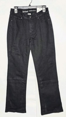 ***Womens Basic Editions Black ''Classic Bootcut'' (Average) Denim Jeans***