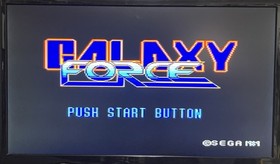 Galaxy Force Sega Master System SMS Authentic Variant CIB w/Manual - Tested