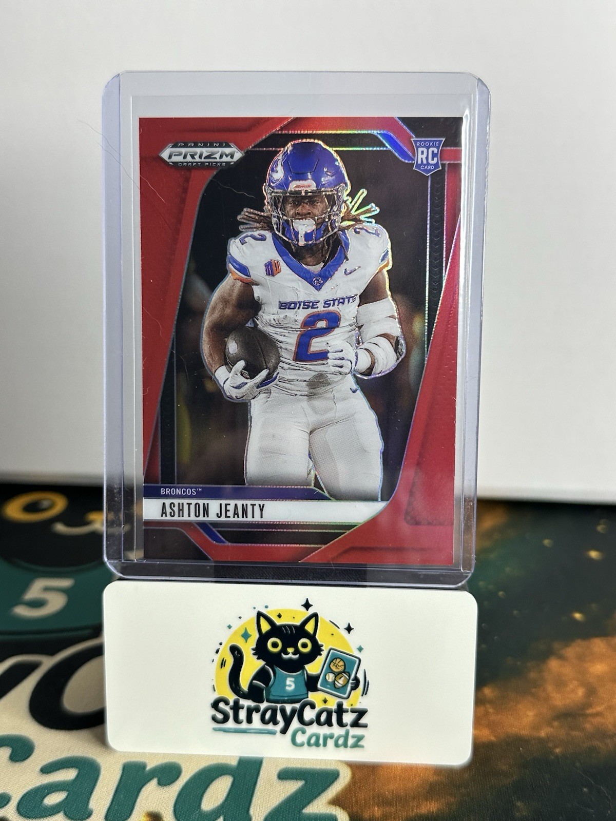 2025 Panini Prizm Draft Picks ASHTON JEANTY #13 RC Rookie Red Parallel /399