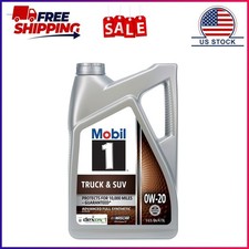 Mobil 1 Truck & SUV Full Synthetic Motor Oil 0W-20, 5 Quart 29.20 per gallon