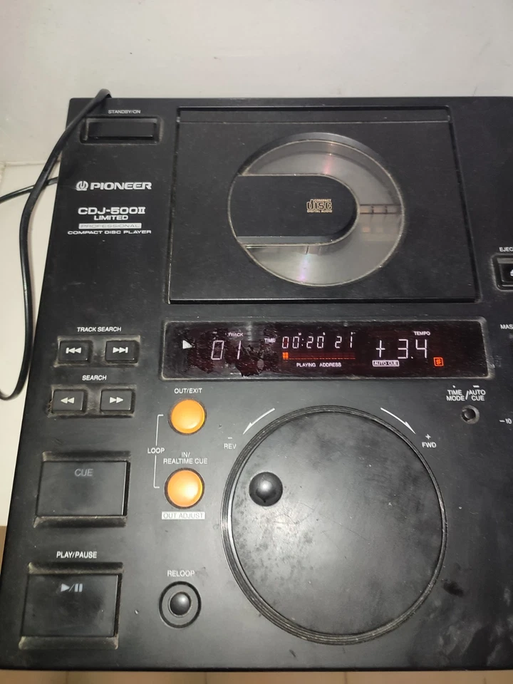 PLATINE CD DJ DISC PLAYER PIONEER CDJ-500-2 FONCTIONNE - Photo 4/4