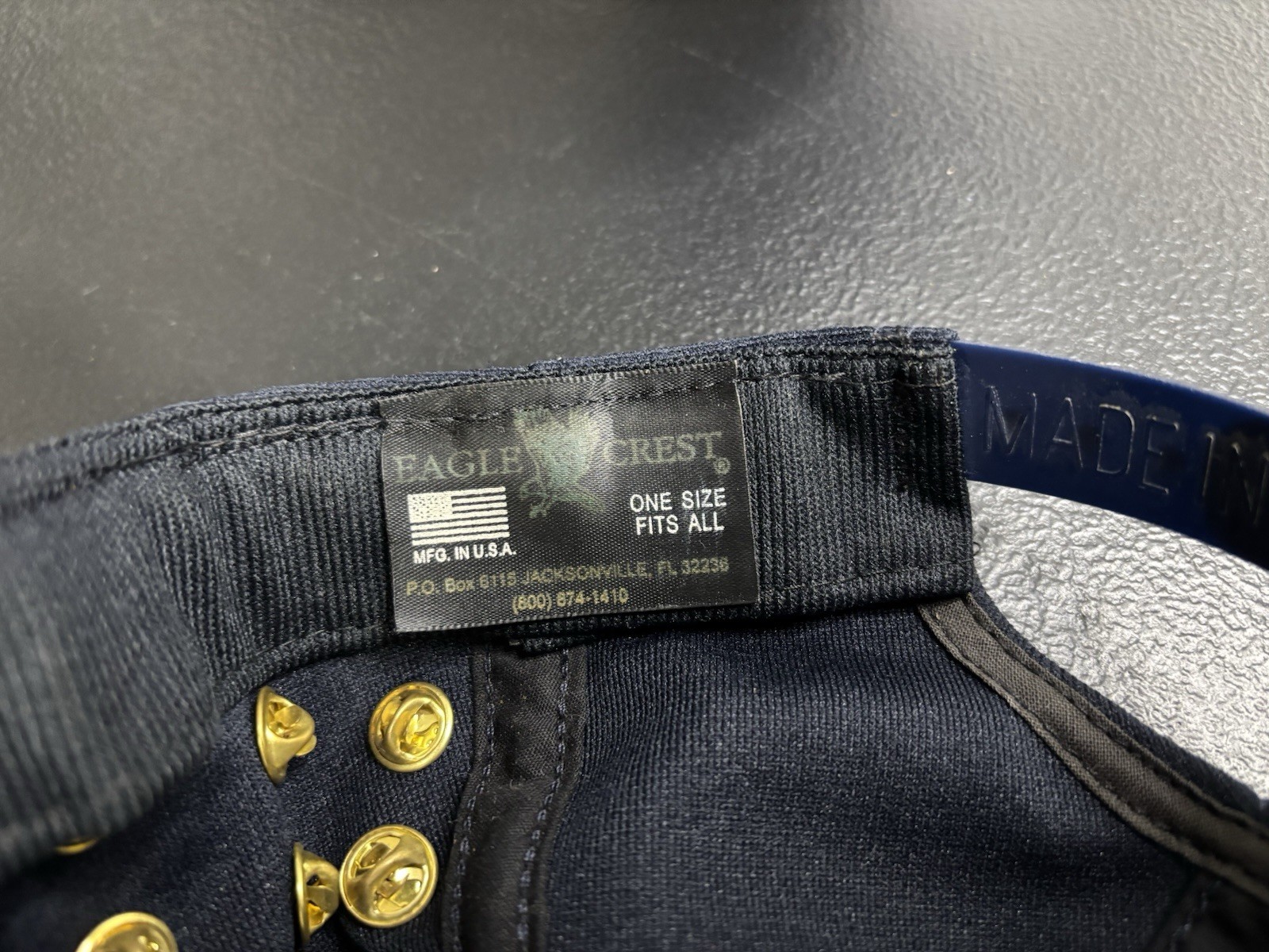 Vintage Combat Infantryman Patch Snapback Hat OSF… - image 7