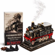 R&auml;ucher Dampflok Eisenbahn Set + Eisenbahn Duft R&auml;ucherkerzen Lok Geschenkidee