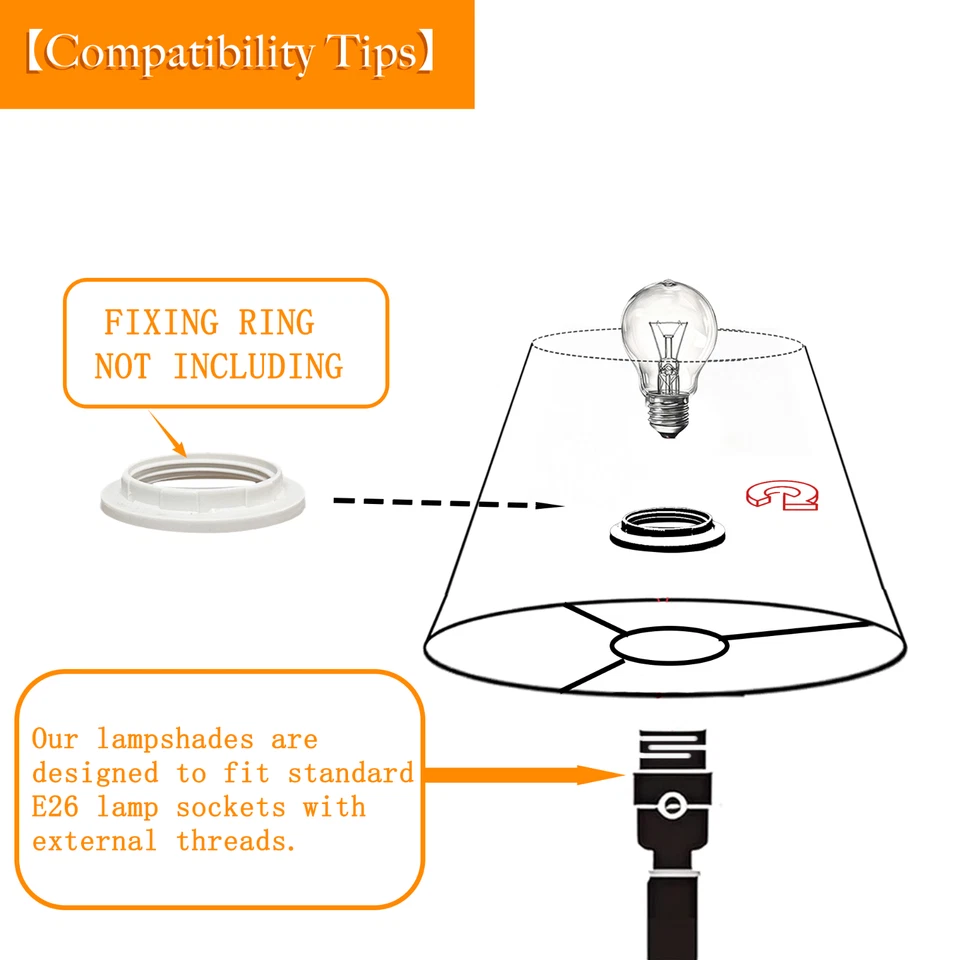 Set of 2 Small Empire Lamp Shades Dark Grey Linen Spider Fitter for Table Lamps - Image 3 of 4