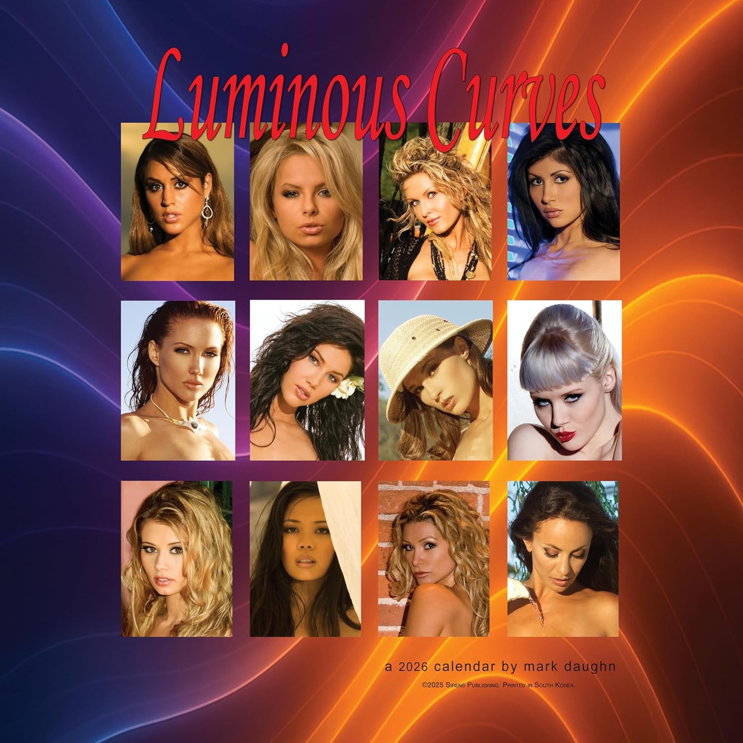Luminous Curves 2026 Nude Girls Butts Wall Calendar | eBay