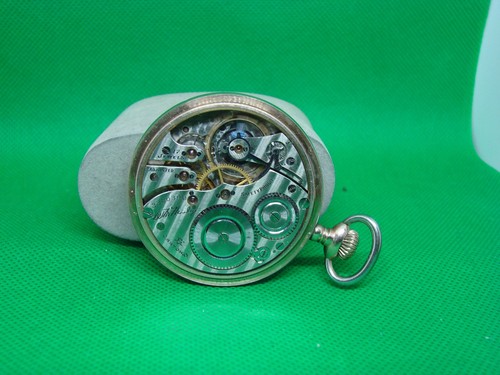 ANTICO OROLOGIO DA TASCA 17j HAMPDEN Wm McKINNLEY 16s CASSA RIEMPITA D'ORO! n17 - Foto 4 di 4