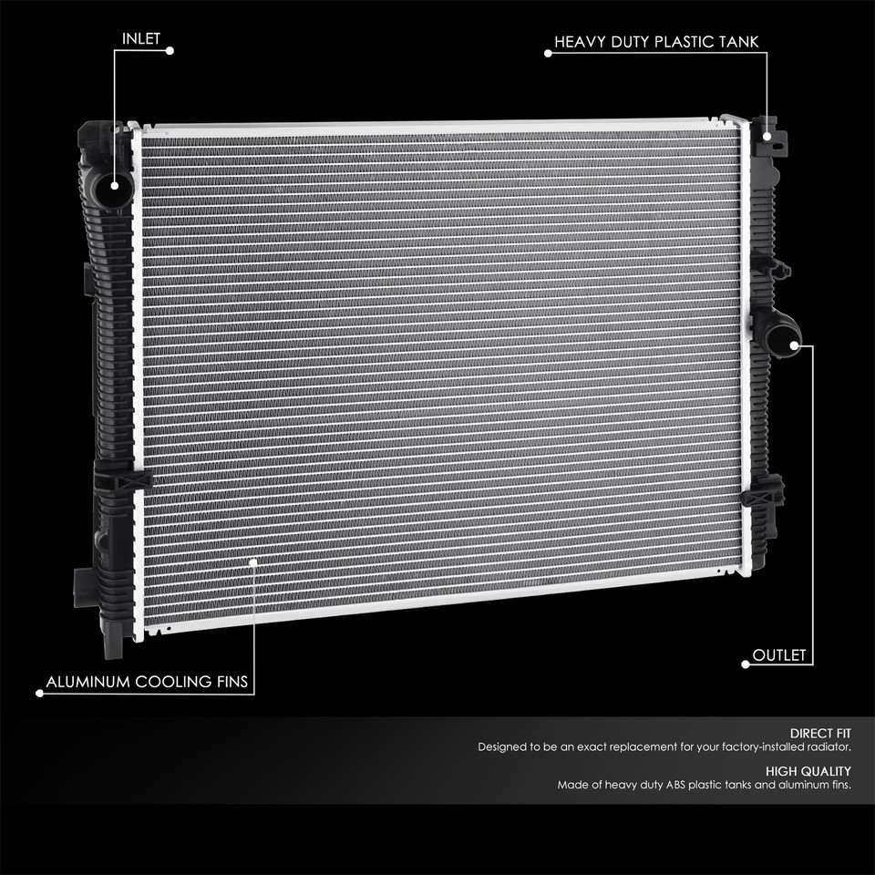 PM Performotor OE Style Aluminum/Plastic Radiator For BMW X3 3.0L 2007-2010 – 1 Row, Direct Fit