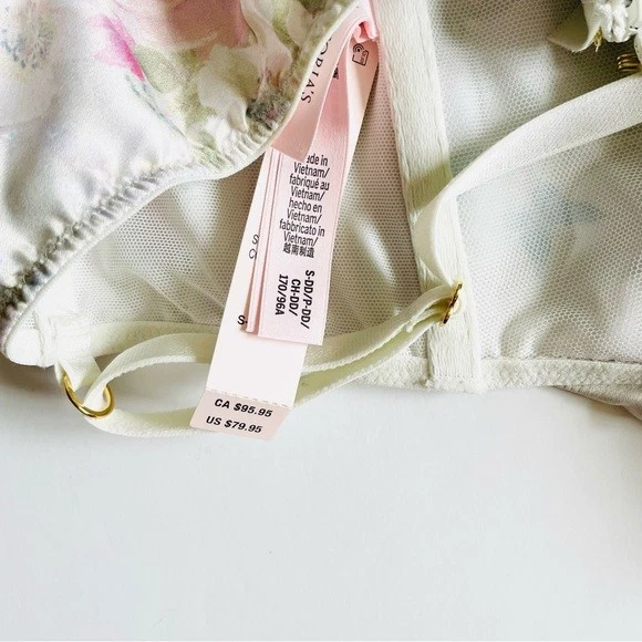 Victoria's Secret S-DD Dream Angels атласный цветочный драпированный корсет Топ - Изображение 4 из 4