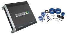 Autotek TA-1255.4 1200 Watt 4 Channel Car Stereo Amplifier + Amp Wire Kit