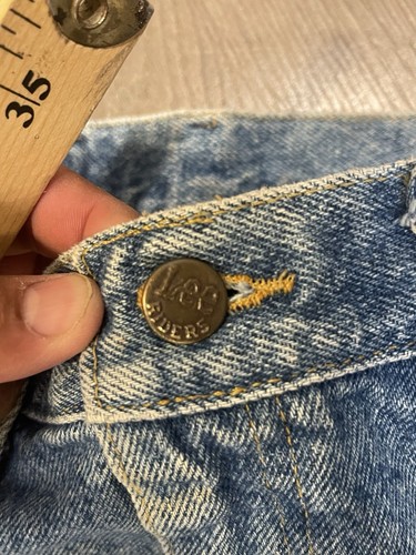 Vintage 70s 80s LEE Riders Mens Jean Straight 30x30 Union Stamped Made In Usa - Bild 5 von 11