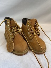 Timberland 6" Premium Waterproof Boots Toddler Size 6 Wheat Nubuck Classic w Tag