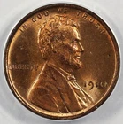 1910 1c Lincoln Cent ANACS MS 65 RB