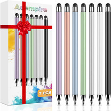 Stylus 7 Pcs , 2-In-1 Stylus Pen for Touch Screen, High Precision and Sensitivi