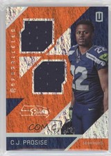 2016 Panini Unparalleled RPS Rookie Materials Dual /199 CJ Prosise #RM-CP f0v